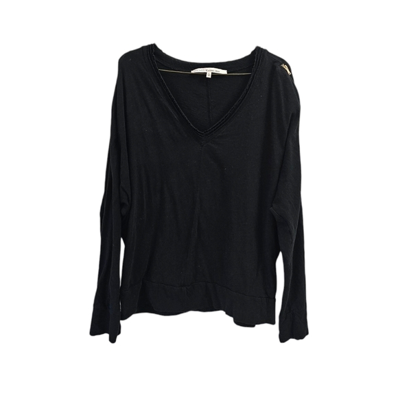 Rachel Roy Womens Plus Stella Ruched Top Black Size 2x